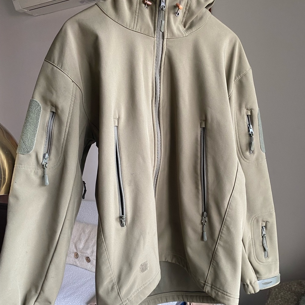 Men’s military Jacket M size fleece